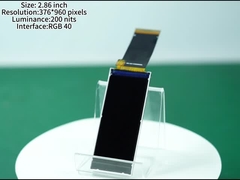 ลายจอ LCD แบบสตาร์ 2.86 นิ้ว ความละเอียด 376*960 พิกเซล